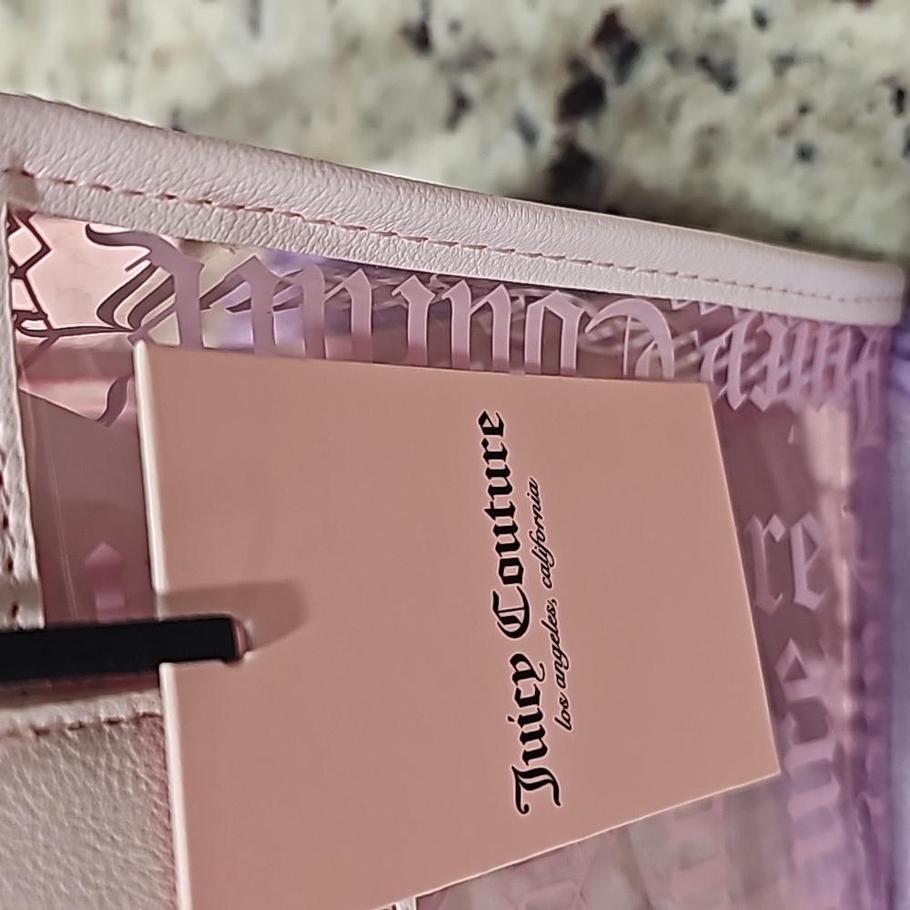 Beautiful Pink/Clear Juicy Couture Bag - Picture 2 of 7